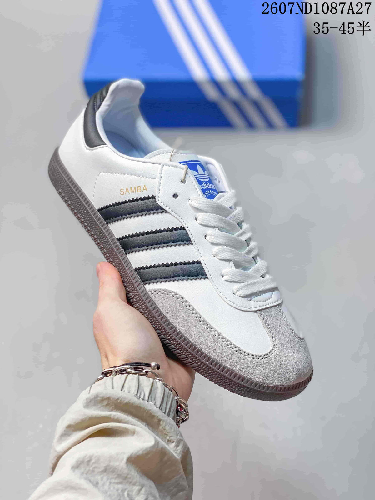 adidas Originals Samba ADV Sneakers White Black 07ND1087A27