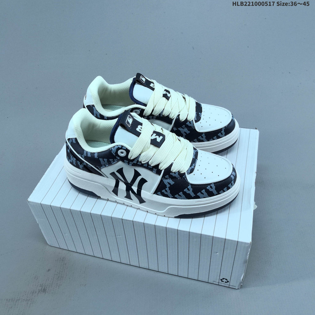 MLB New York Yankees Platform Sneakers, Navy and White
