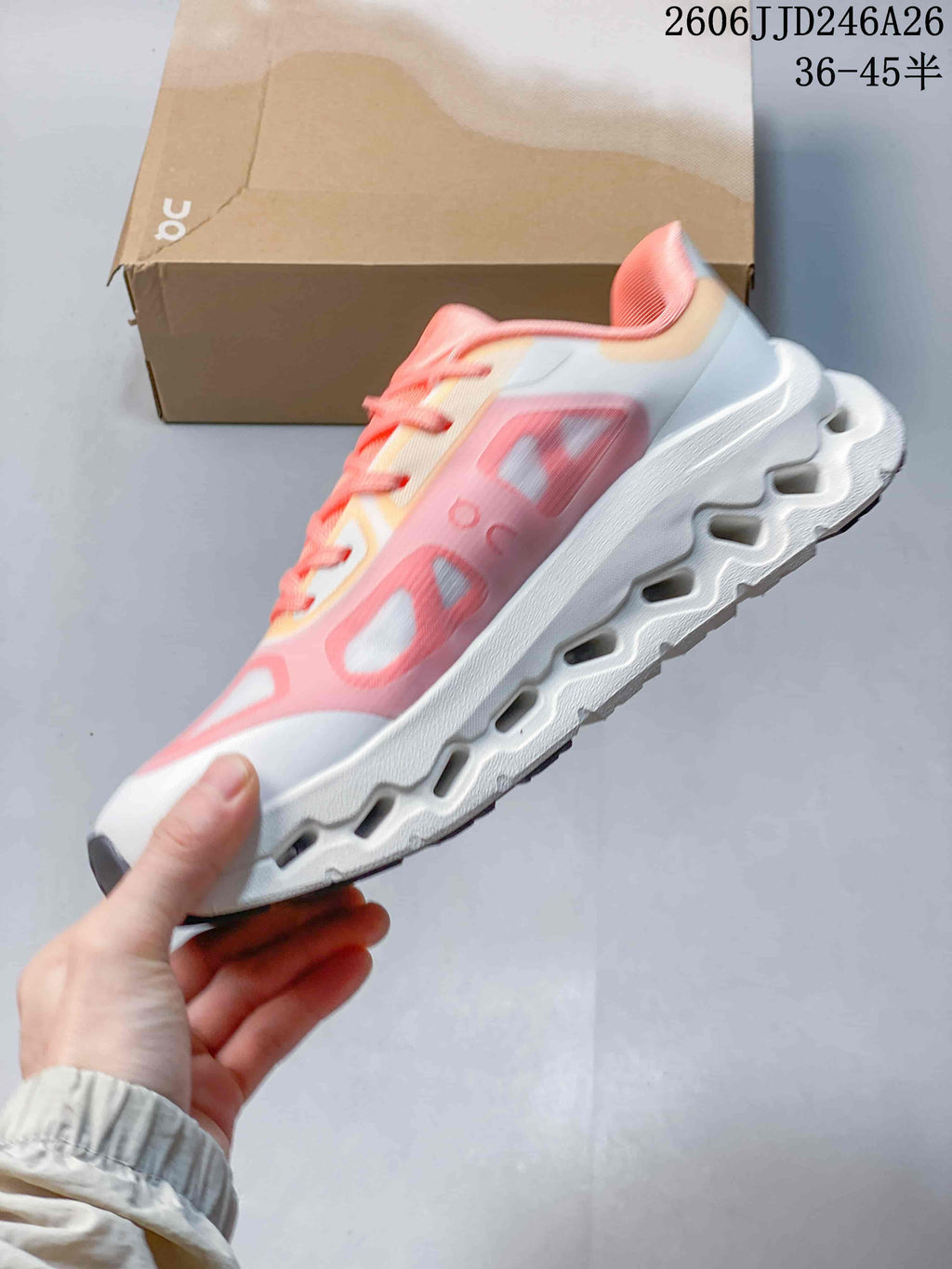 On Cloudtilt Remix Sneakers in White and Pink