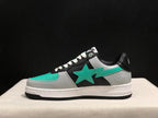 BAPE Bape Sta Low-Top Sneakers Black Grey Turquoise