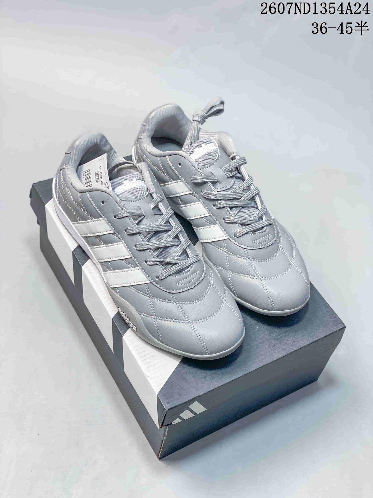 adidas Adipista Gray White Low-Top Sneakers