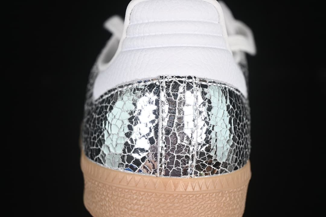 adidas Samba OG W JR0035 Silver Metallic Sneakers