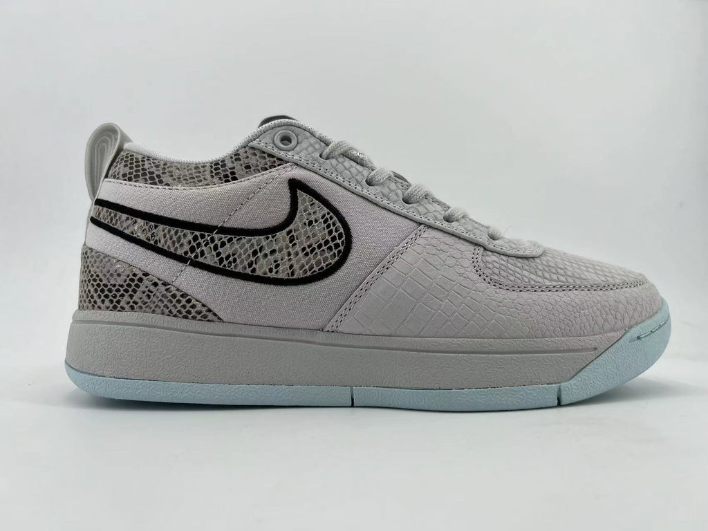 Nike Book 1 Sneakers, Gray and Pale Blue, HF6236-001
