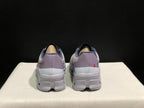 On Cloud X Sneakers in Silver Gray and Purple