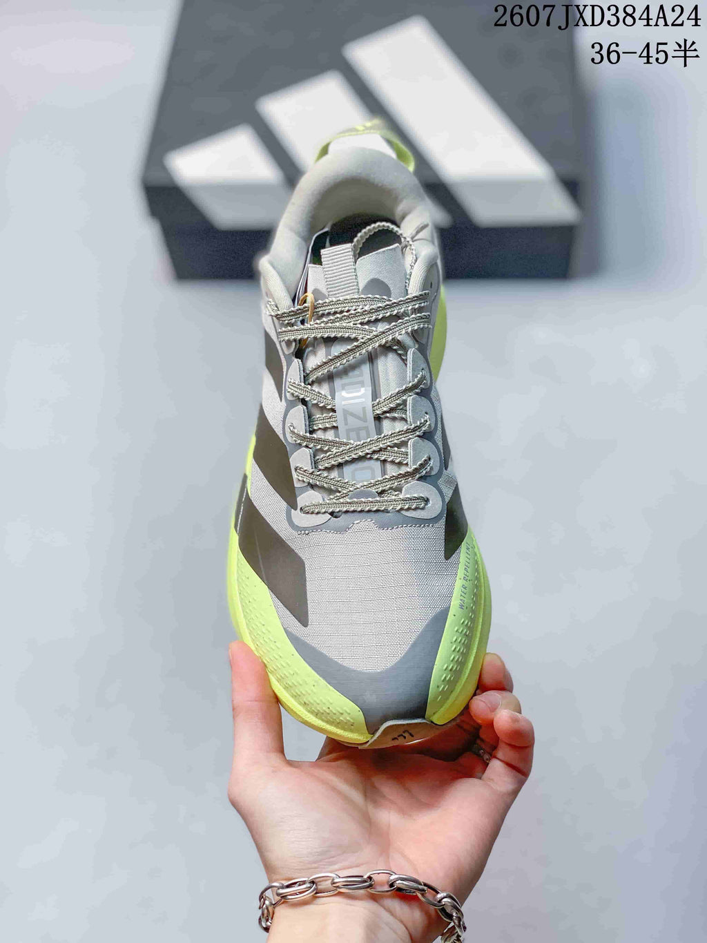 Adidas Adizero Pro Evo SL ATR Running Shoes Gray Lime
