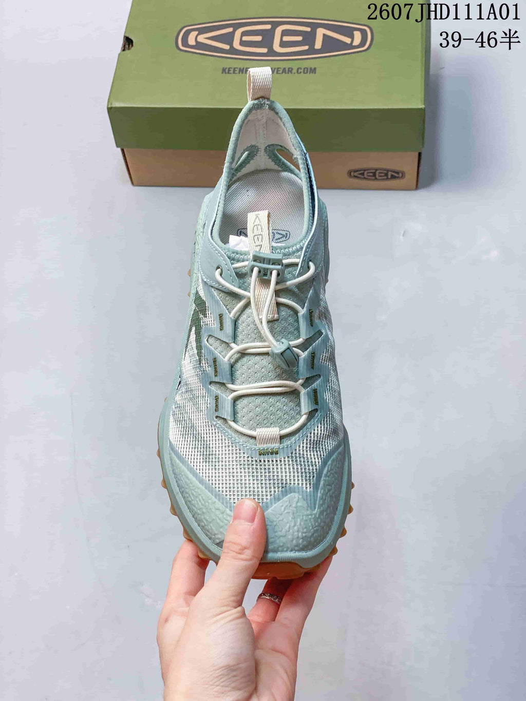 KEEN Zionic ADV Low-Top Hiking Shoes, Sage Green, 1031947