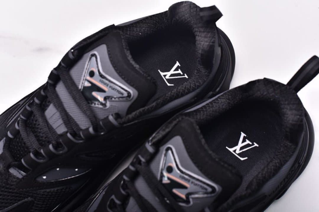 Louis Vuitton LV Millenium Black Chunky Sneakers