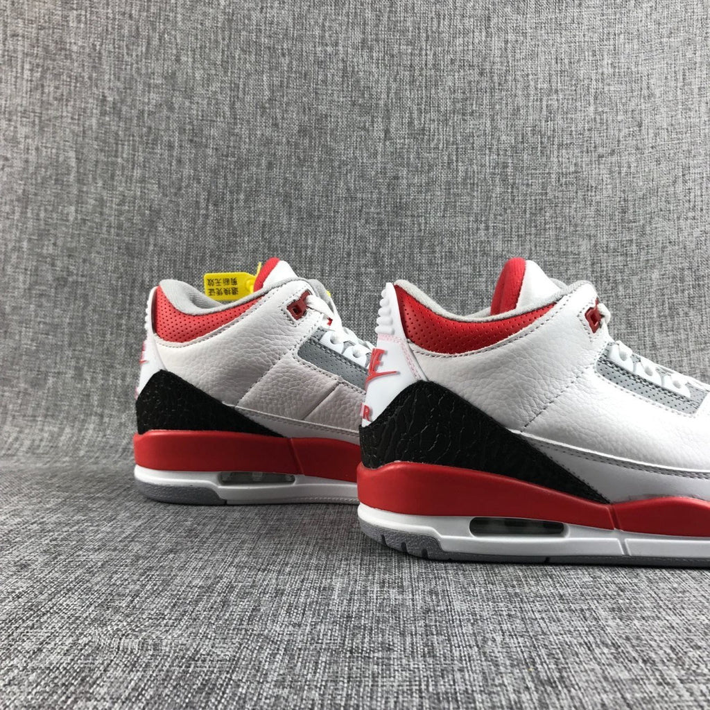 Air Jordan 3 Fire Red Men's Sneakers