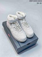 Nike Air Force 1 '07 Mid White Strap Sneakers