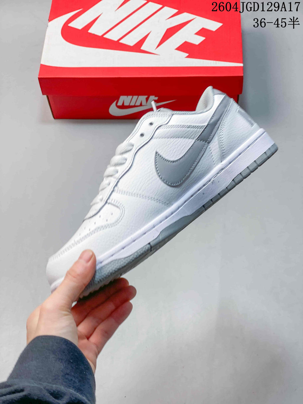 Nike Big Low Men's Low-Top Sneakers White/Grey