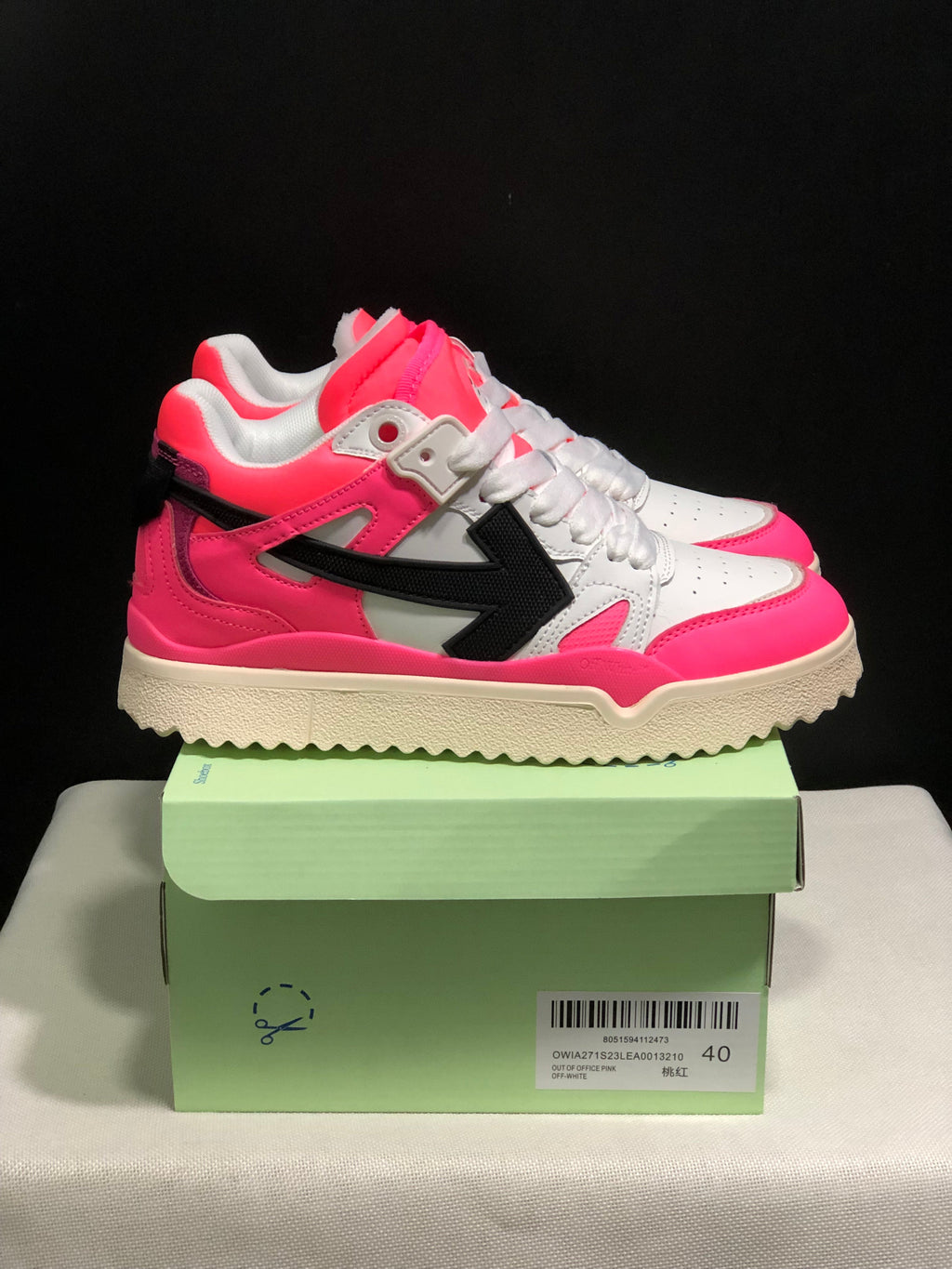 Off-White Out Of Office Sneakers Pink White Black