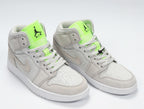 Jordan 1 High FlyEase Gray and Volt Green CV3018-001