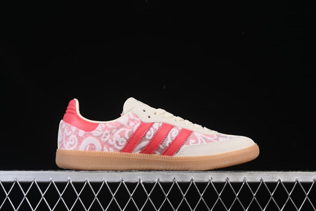 adidas Samba OG JR8841 Pink Pattern Sneakers