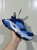 Cargo Sneakers Dark Blue Suede and Mesh Style 784339 W2MV3