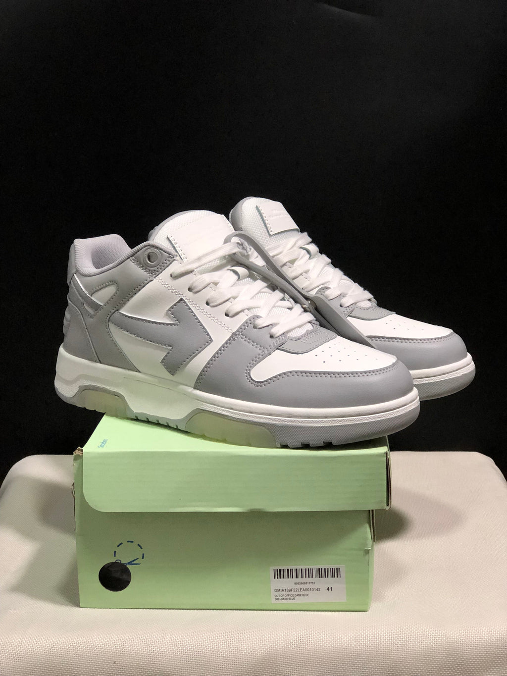Off-White Out Of Office Low-Top Sneakers White Gray