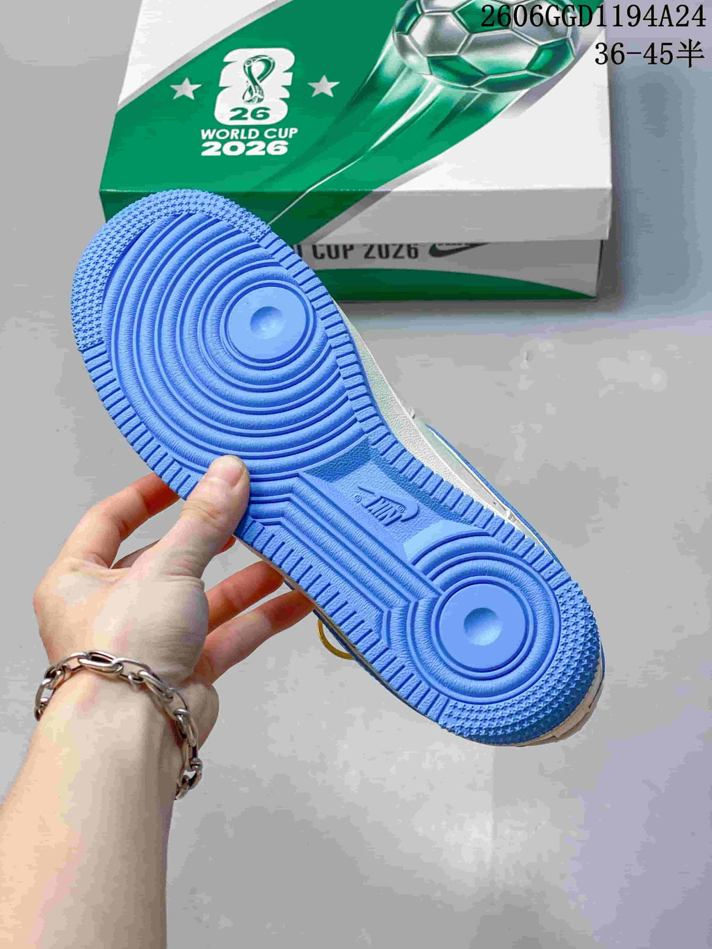 Nike Air Force 1 Argentina Blue and White Sneakers