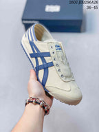 Onitsuka Tiger Mexico 66 Slip-On Sneakers Cream Navy