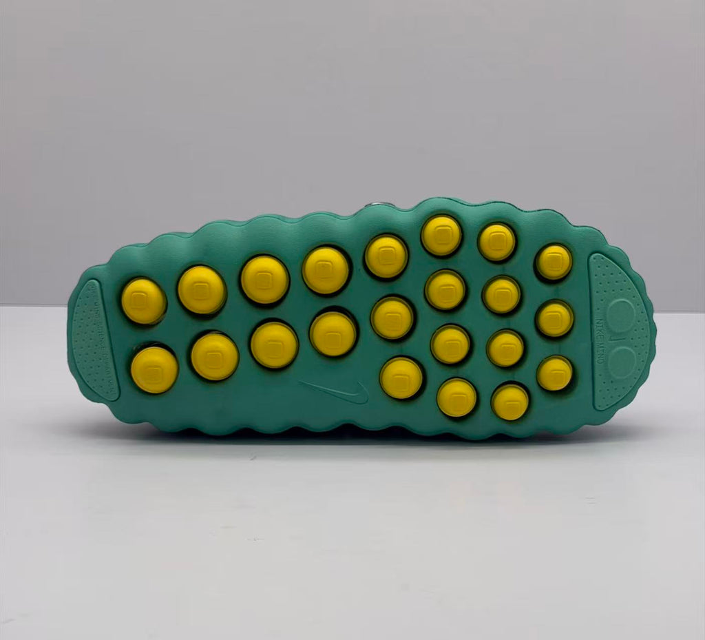 Nike Green and Yellow Slide Sandals