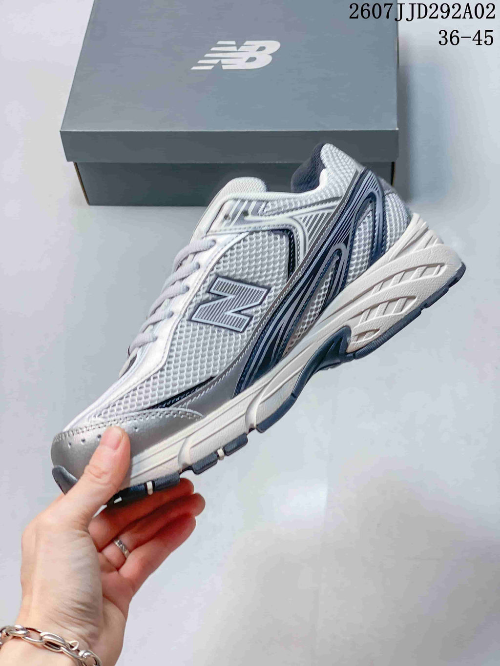 New Balance 509 Sneakers White Grey JJD292A02