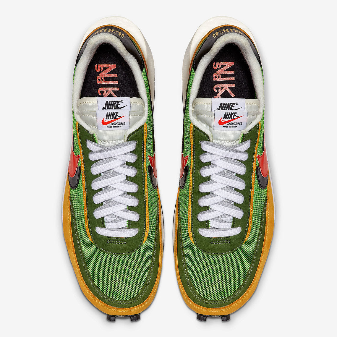 Nike x sacai LDV Waffle Sneakers Green BV0073-300