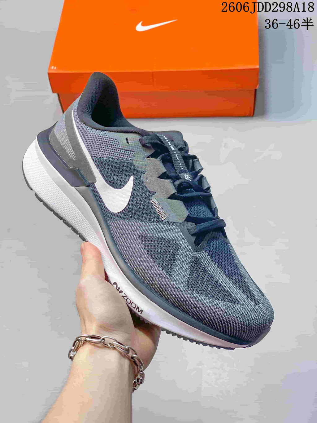 Nike Air Zoom Running Sneakers Gray JDD298A18