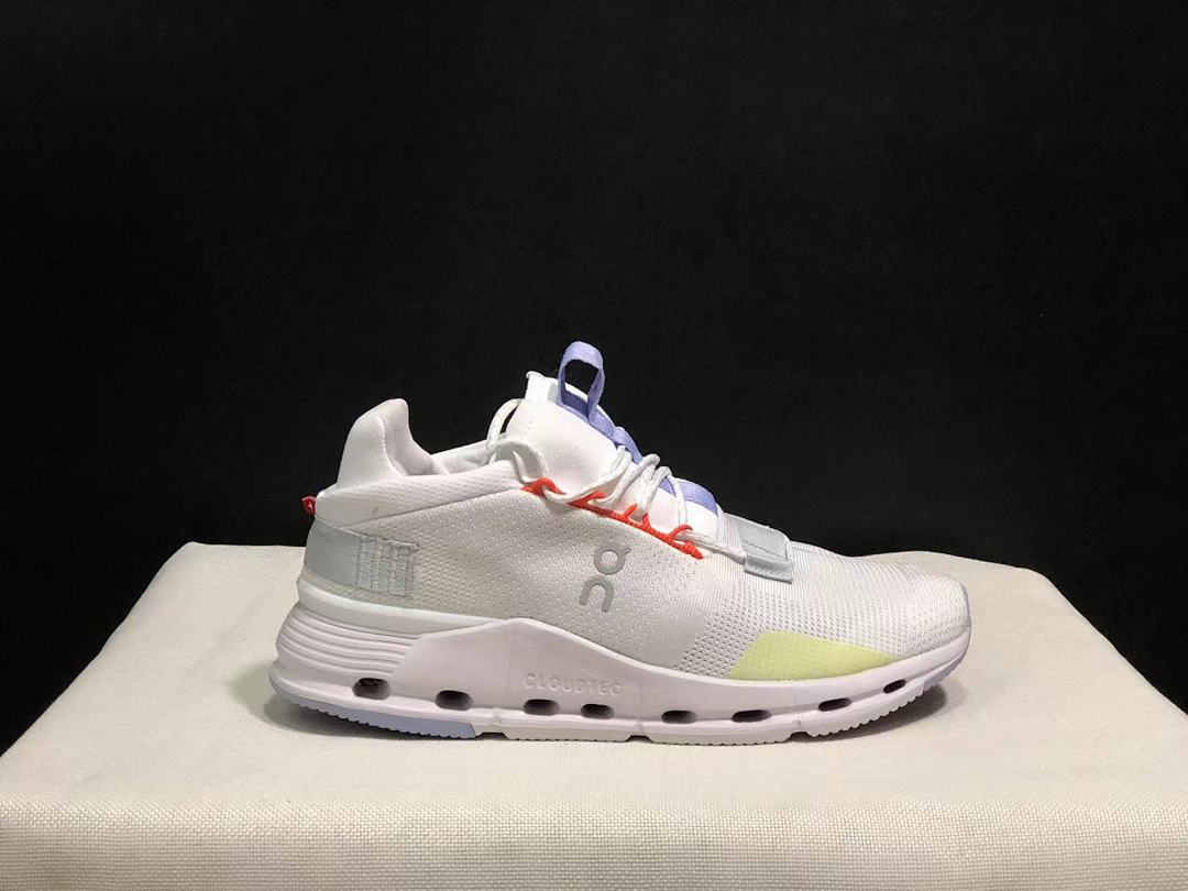 On Cloudnova 1 Sneakers White Glacier Grey