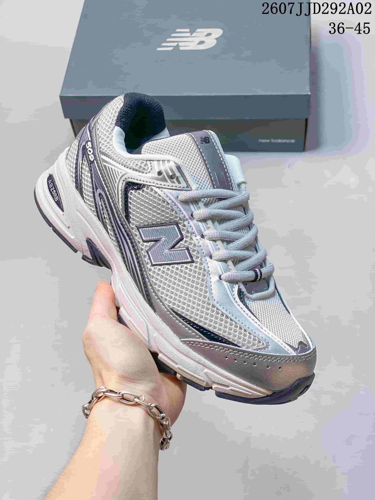 New Balance 509 Sneakers White Grey JJD292A02