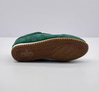 Alo Green Low-Top Sneakers with White Details
