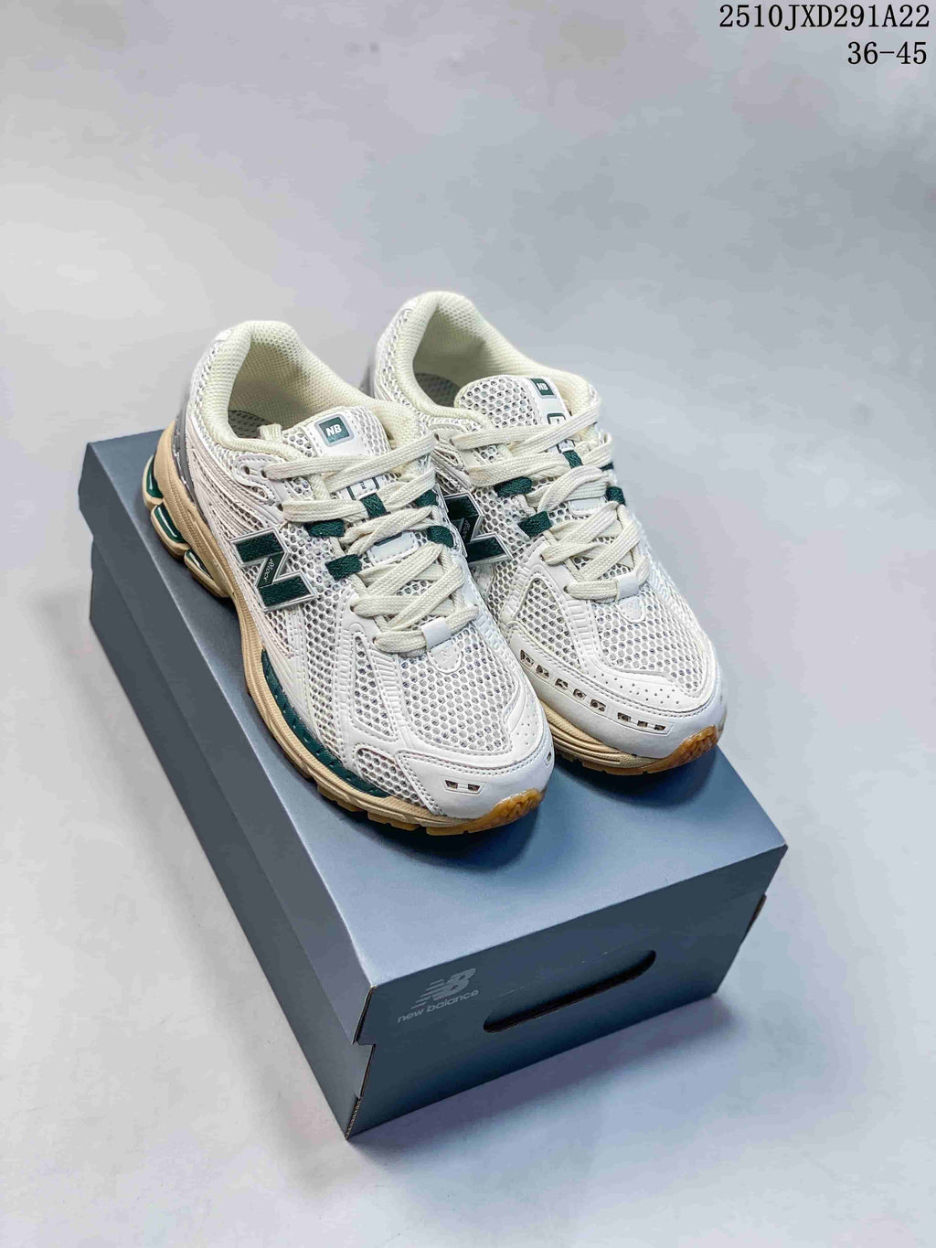 New Balance 1906AD Sneakers in Silver and Green