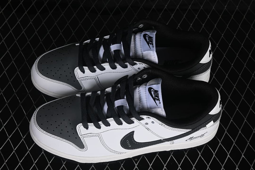Nike SB Dunk Low White Black Sneakers WB0414-026