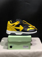 Off-White Out Of Office Low-Top Sneakers Black Yellow
