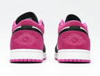 Jordan 1 Low Raspberry Pink Black White Sneakers CK3022-005