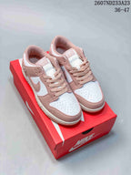 Nike SB Dunk Low Pro Pink and White Sneakers