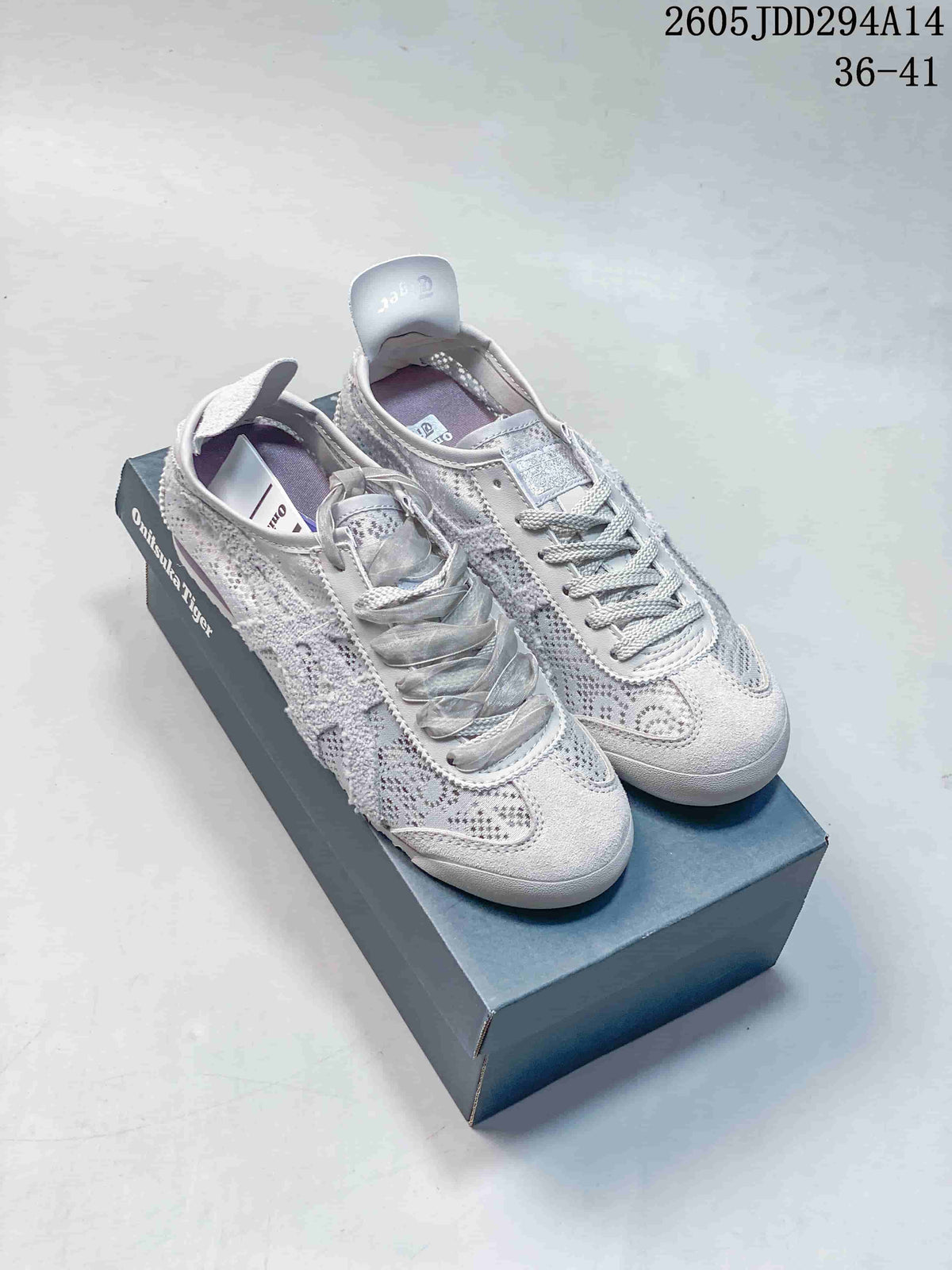 Onitsuka Tiger Mexico 66 Gray Textile Sneakers JDD294A14