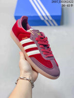 adidas Originals Samba Vegan OG Sneakers Burgundy White