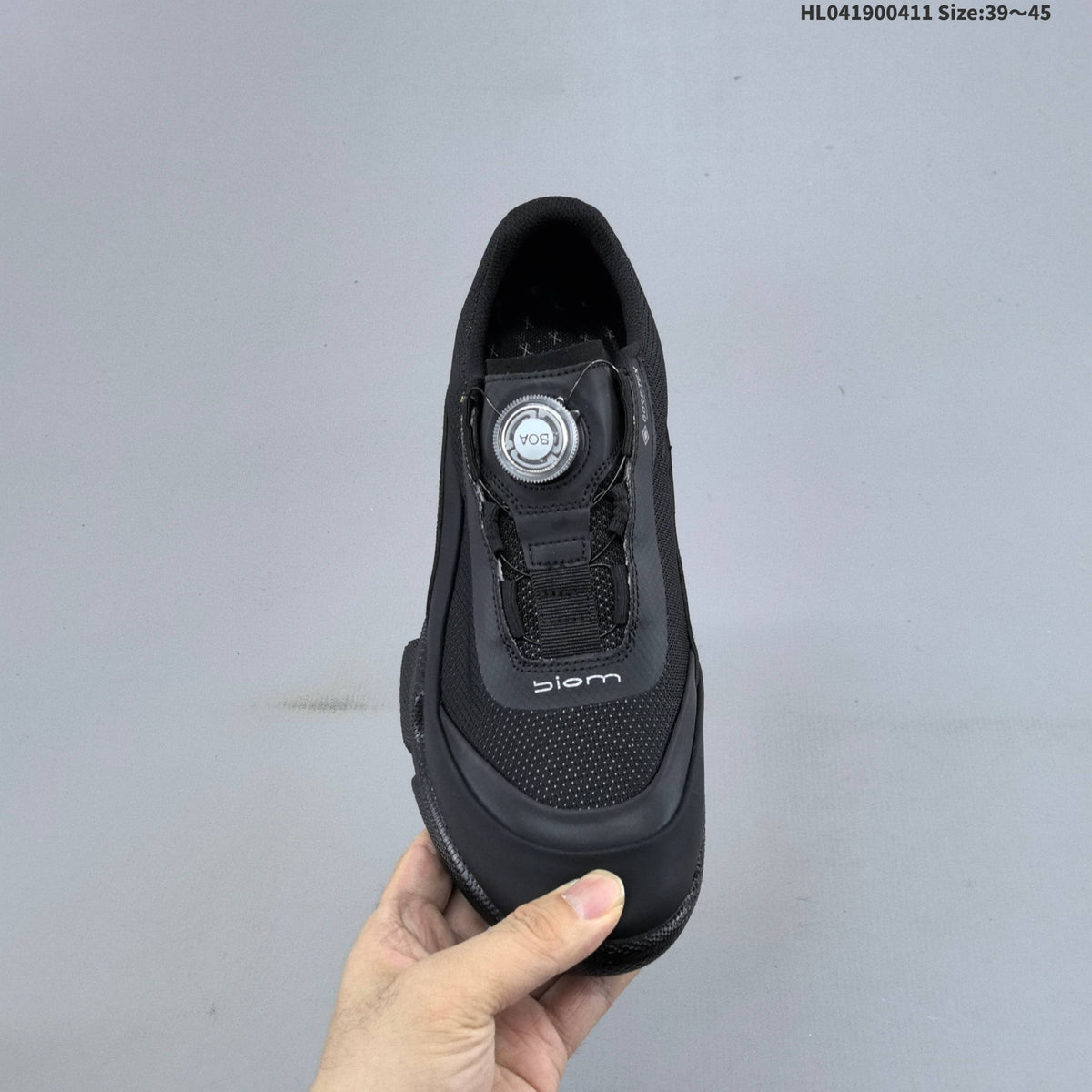 ECCO BIOM C Black Outdoor Sneakers with Dial Closure