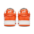 A Bathing Ape BAPE STA Low Sneakers White Orange