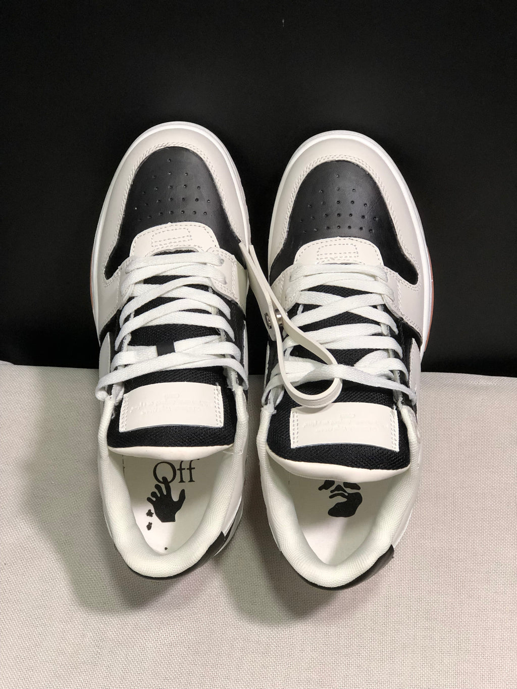 Off-White Out Of Office Low-Top Sneakers Black White