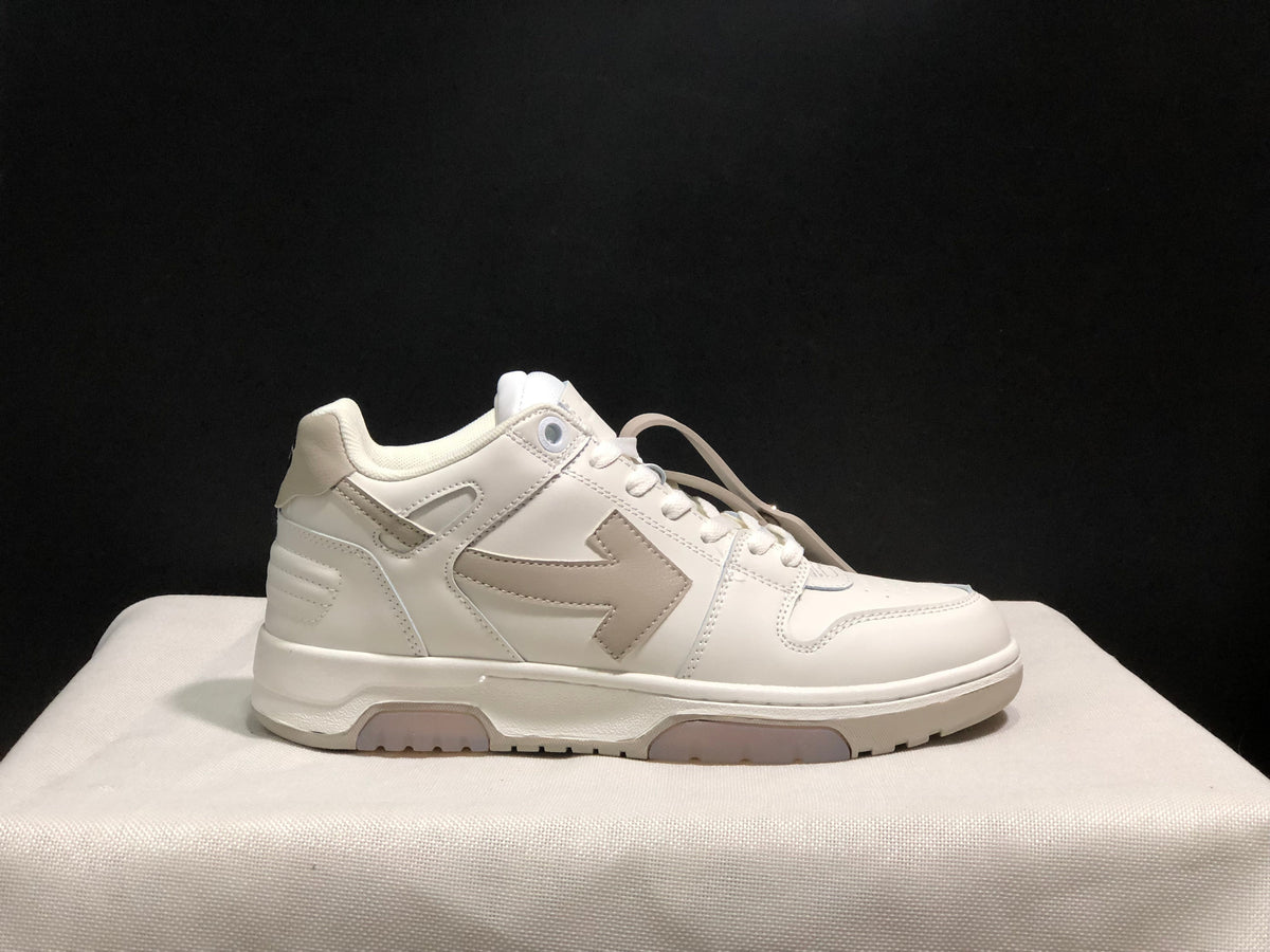 OFF-WHITE Out Of Office Low-Top Sneakers White Grey