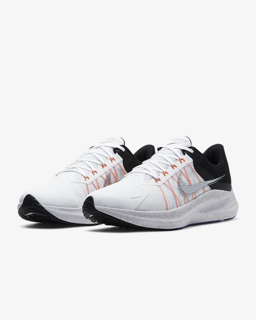 Nike Zoom Winflo 8 Running Shoes White Black CW3419-101