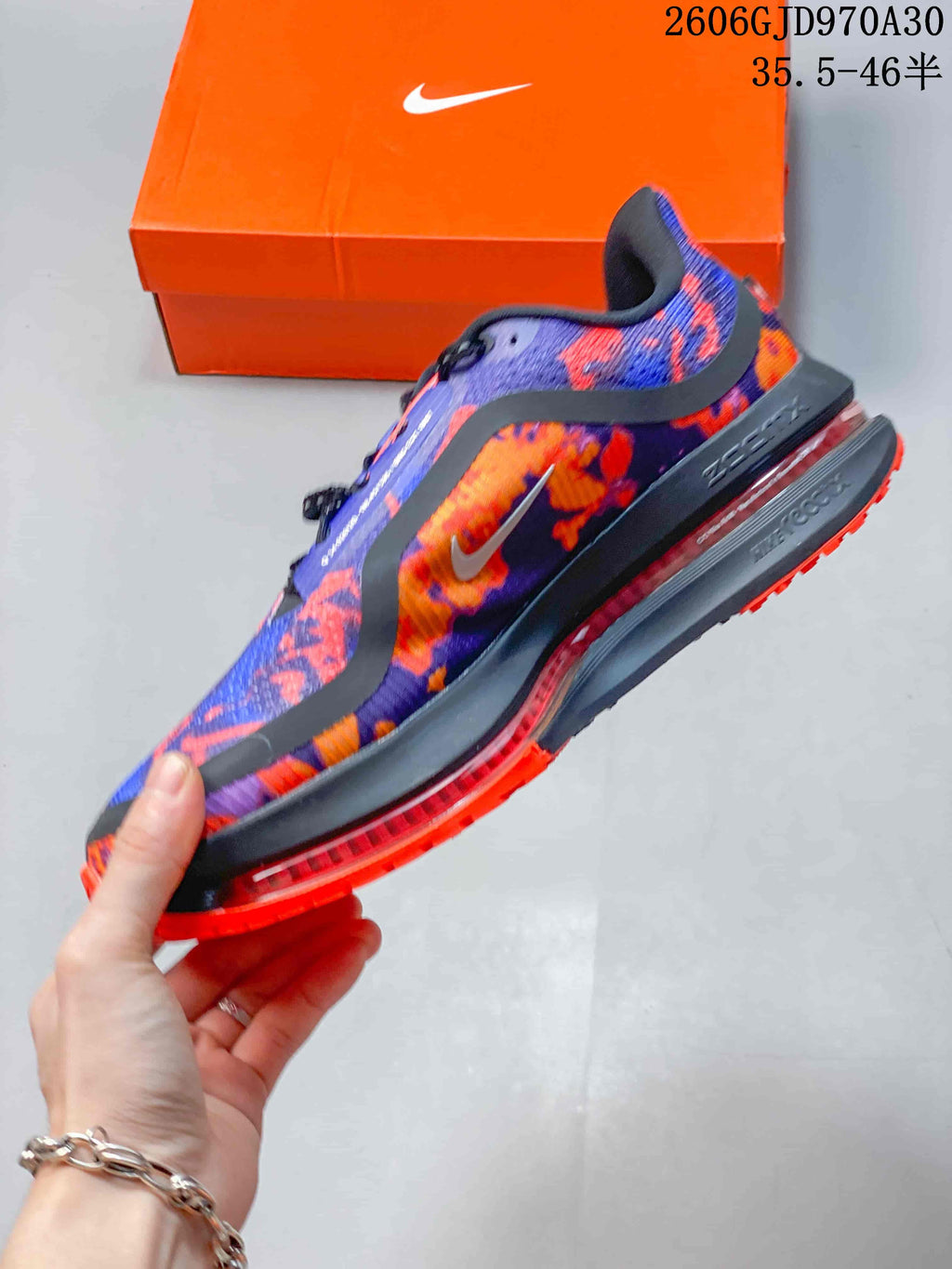 Nike Air Zoom Pegasus Premium Running Shoes in Blue and Orange