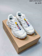 Salomon XT-6 GTX Low-Top Sneakers White and Gray