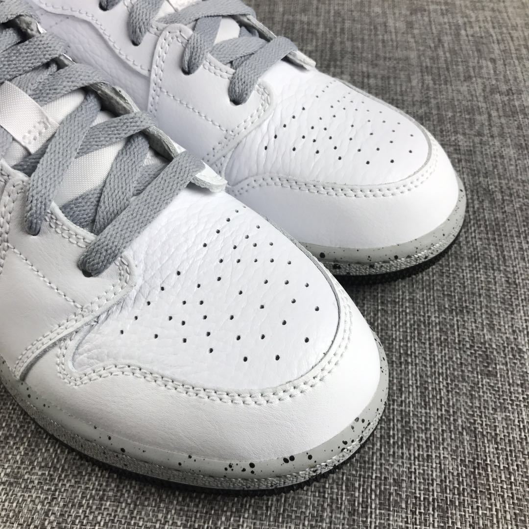 Jordan 1 High White Cement Sneakers