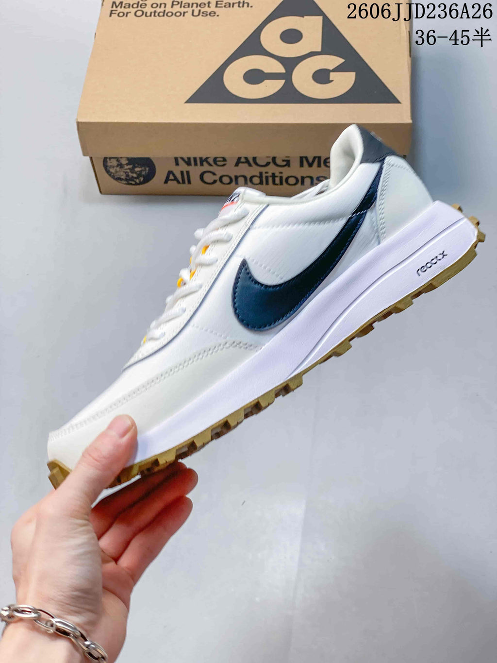 Nike ACG LDV Trail Sneakers White Navy Gum Sole