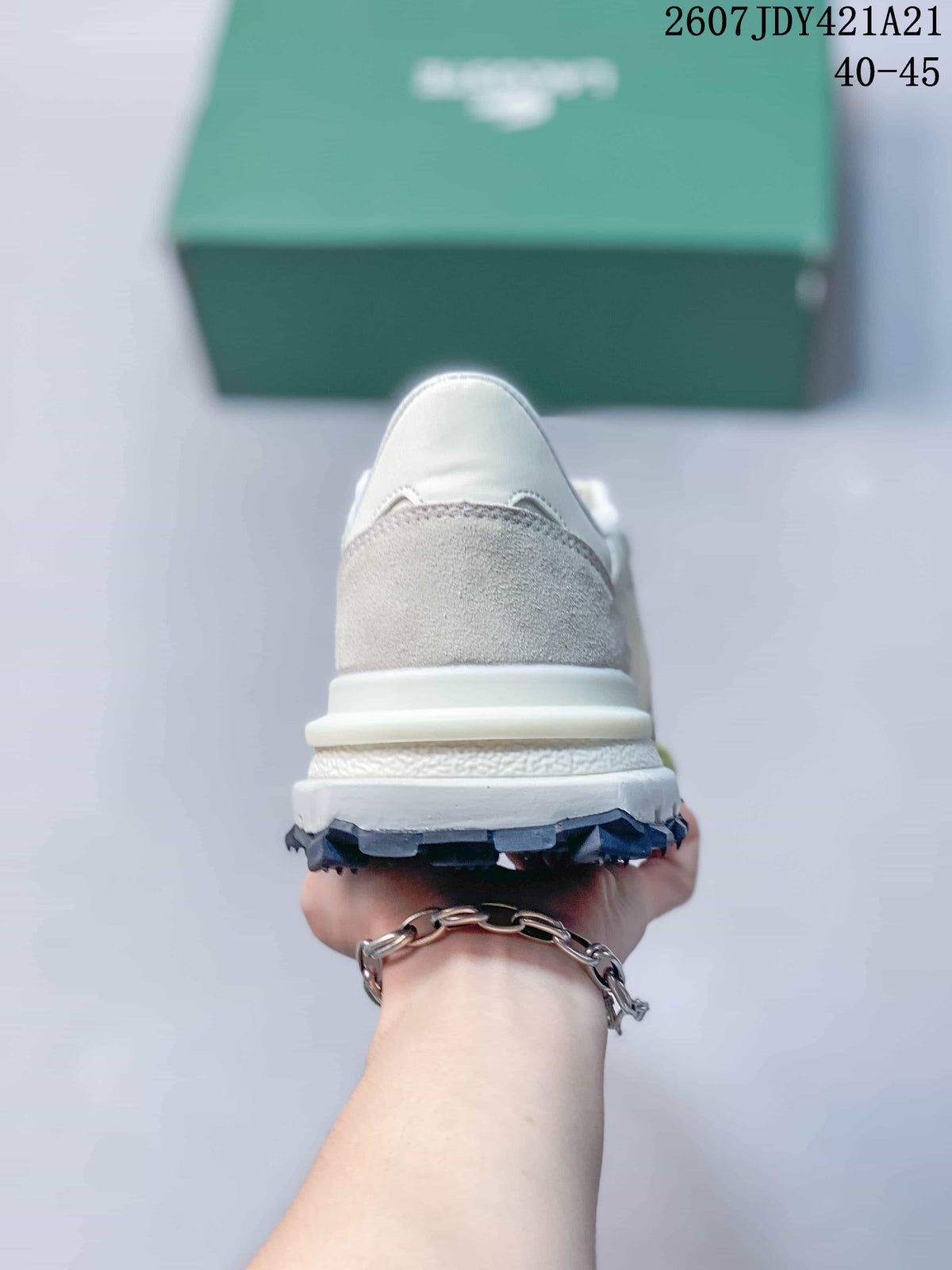 Lacoste Low-Top Lace-Up Sneakers White Grey 2607JDY421A21