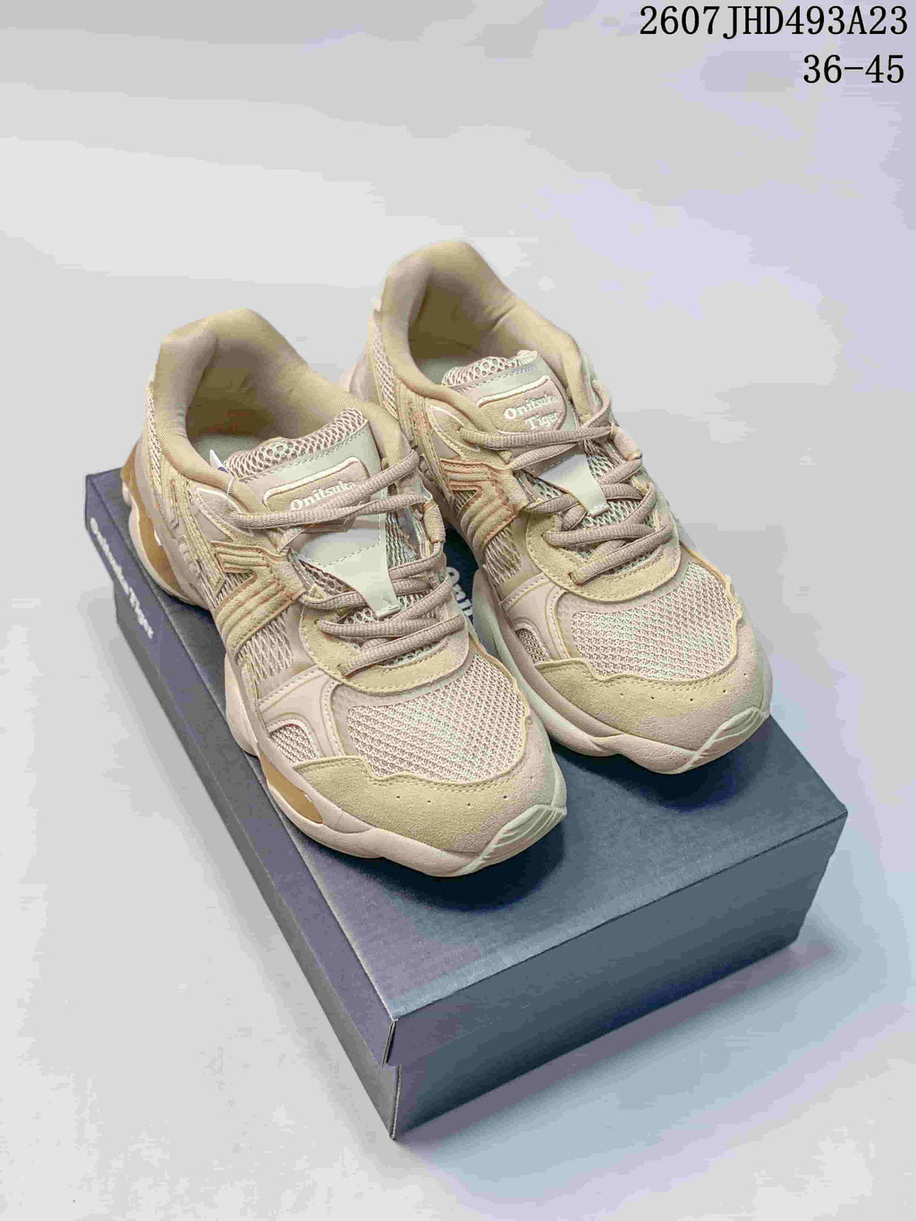 Onitsuka Tiger TIGRUN Retro Running Sneakers Beige 2607JHD493A23