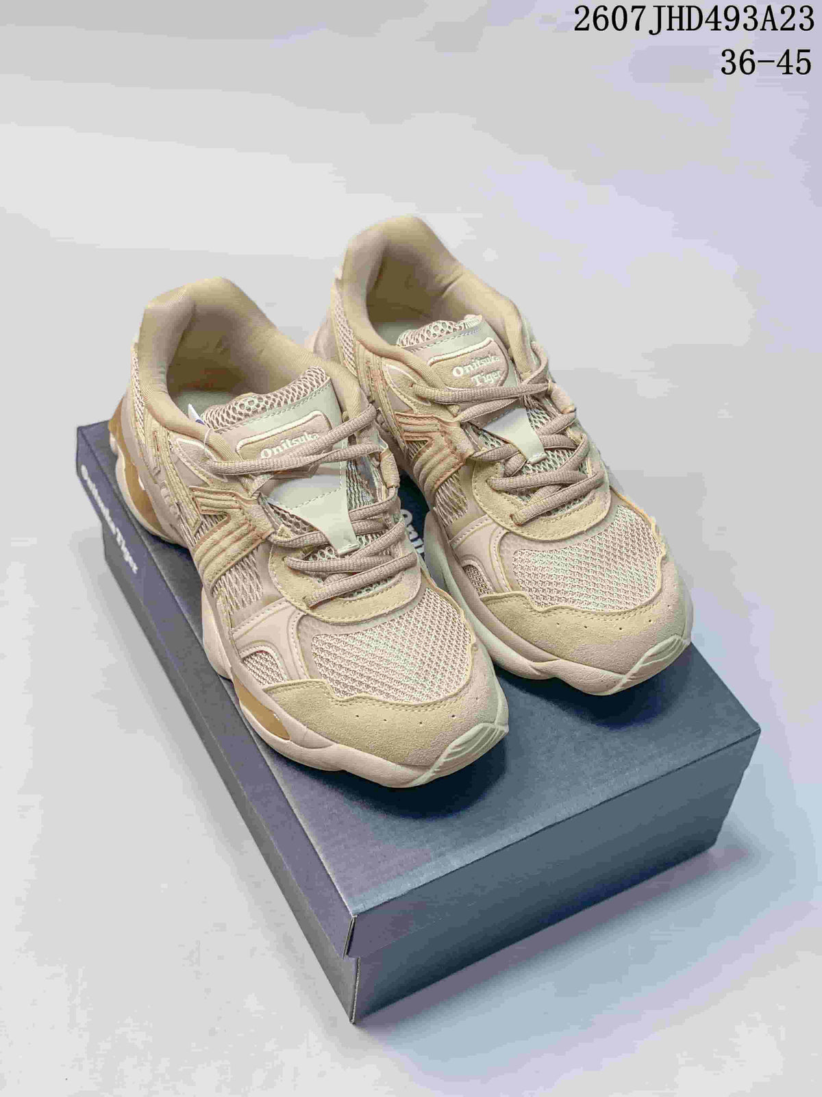 Onitsuka Tiger TIGRUN Retro Running Sneakers Beige 2607JHD493A23