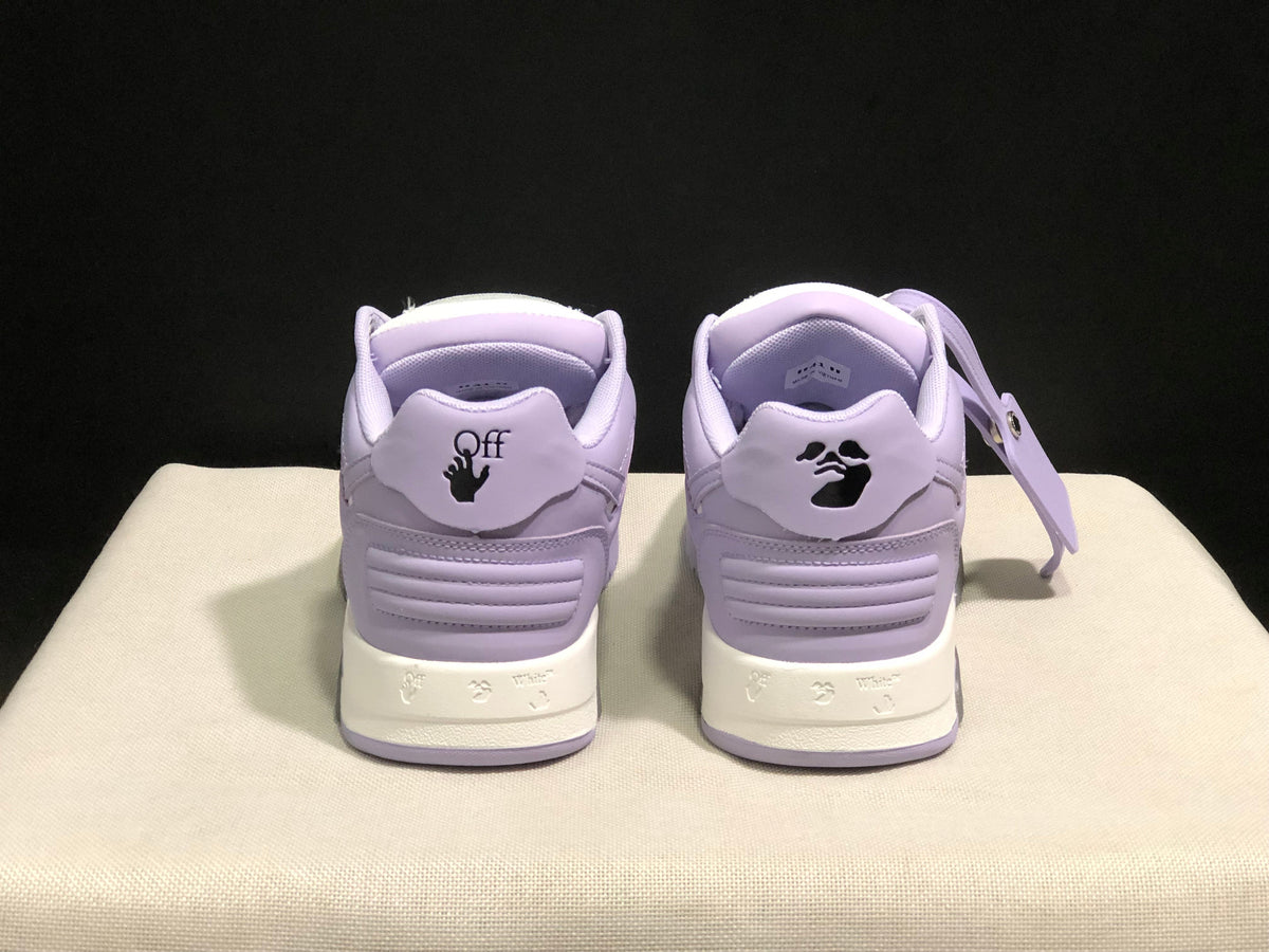 OFF-WHITE Out Of Office Low-Top Sneakers Lavender White