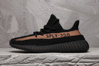 Yeezy Boost 350 V2 Black and Tan Sneakers