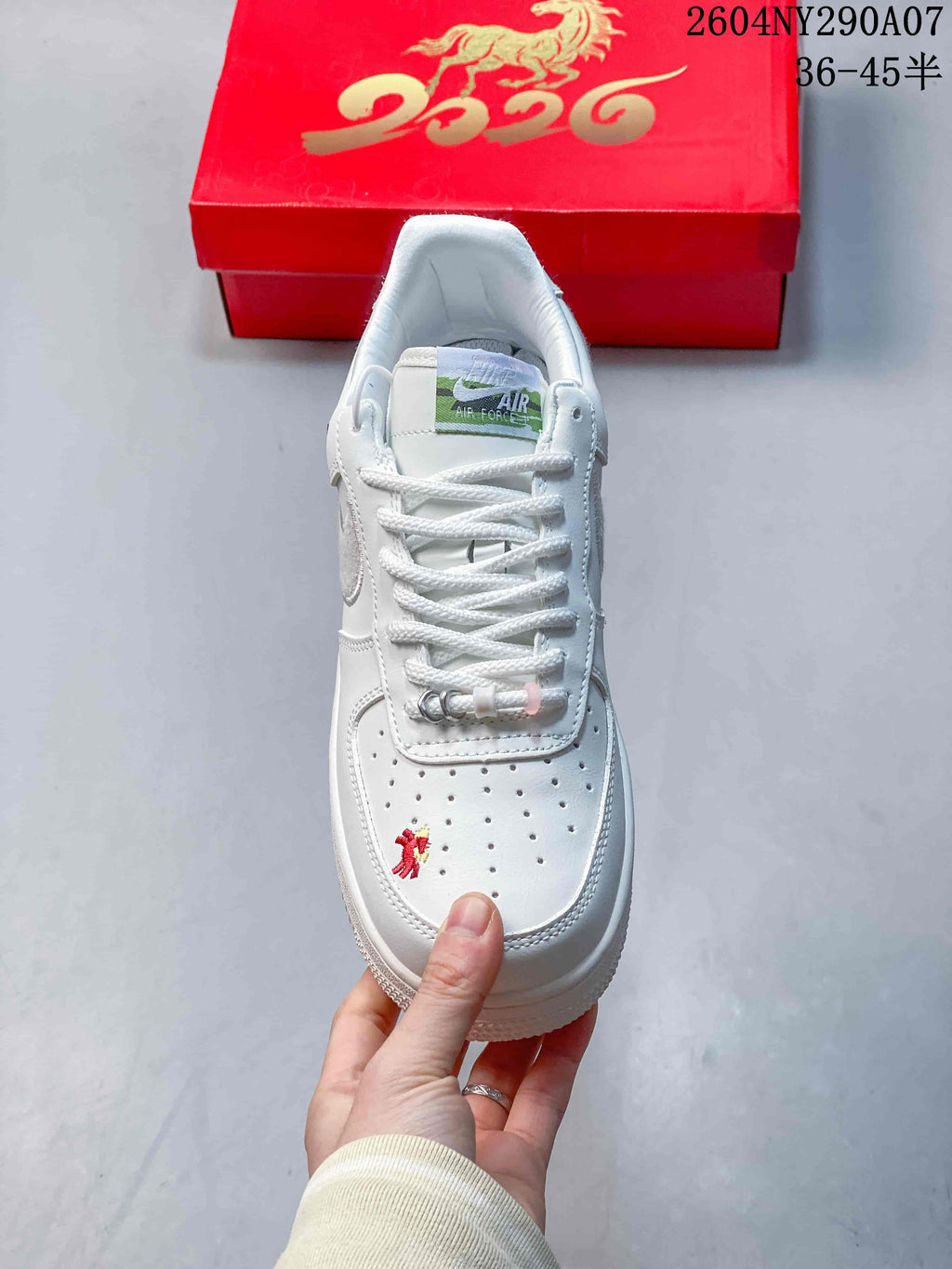 Nike Air Force 1 Low White Year of the Horse Sneakers